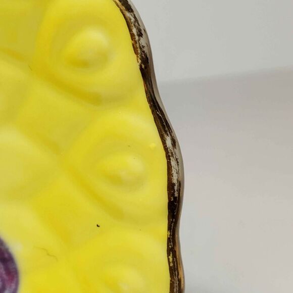 Fruit Teacup and Saucer Vintage Yellow Vintage - Picture 8 of 10